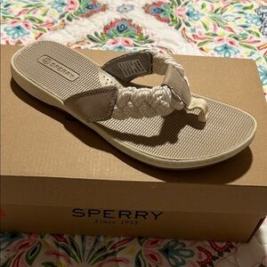 Sperry Women's Tan Braided Sandals